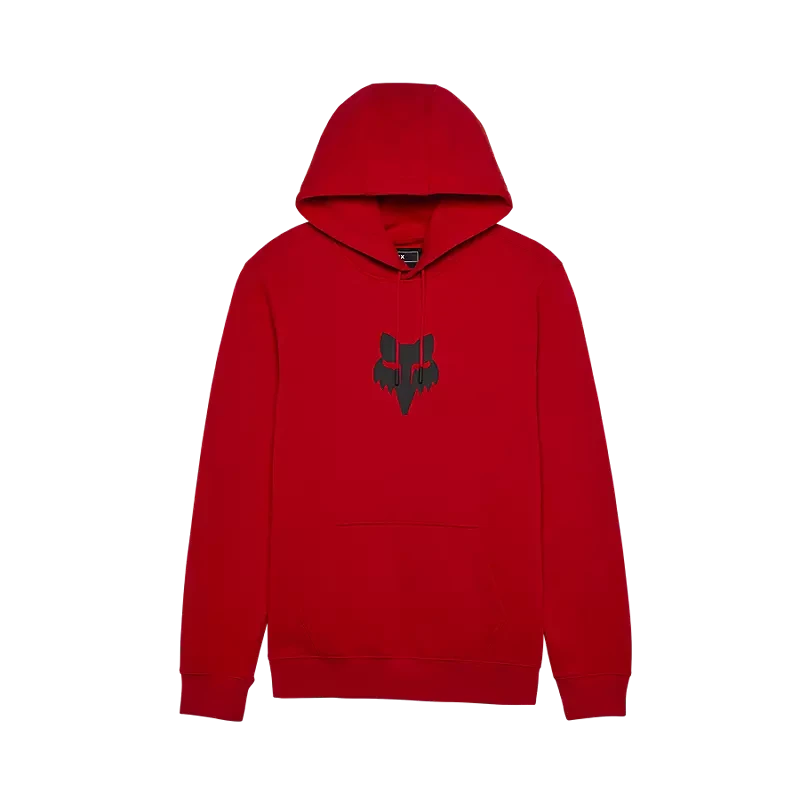 Fox Head Fleece Pullover Flame Red / S