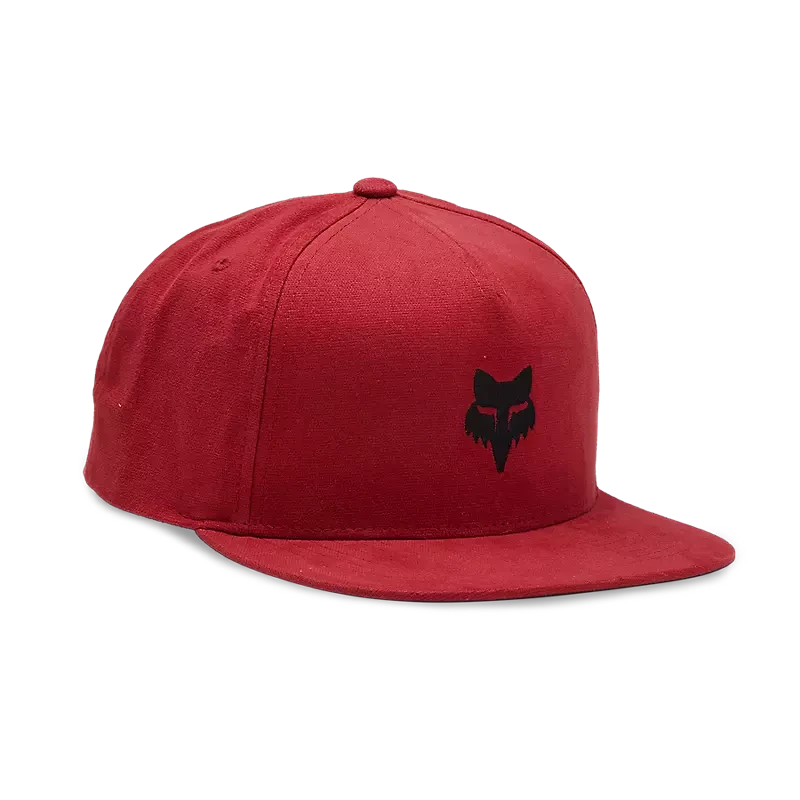 Fox Head Snapback Hat Flame Red / OS