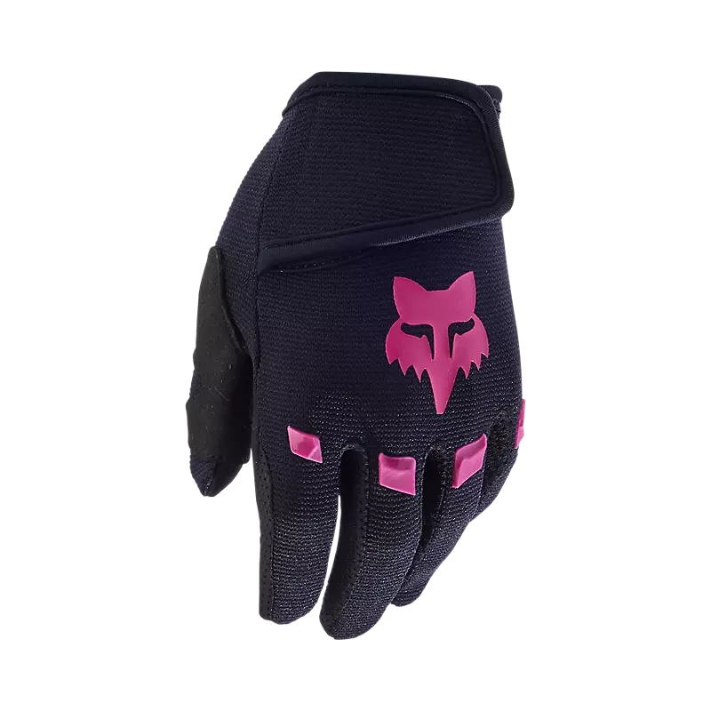 Fox Kids Dirtpaw Gloves Black/Pink / KM