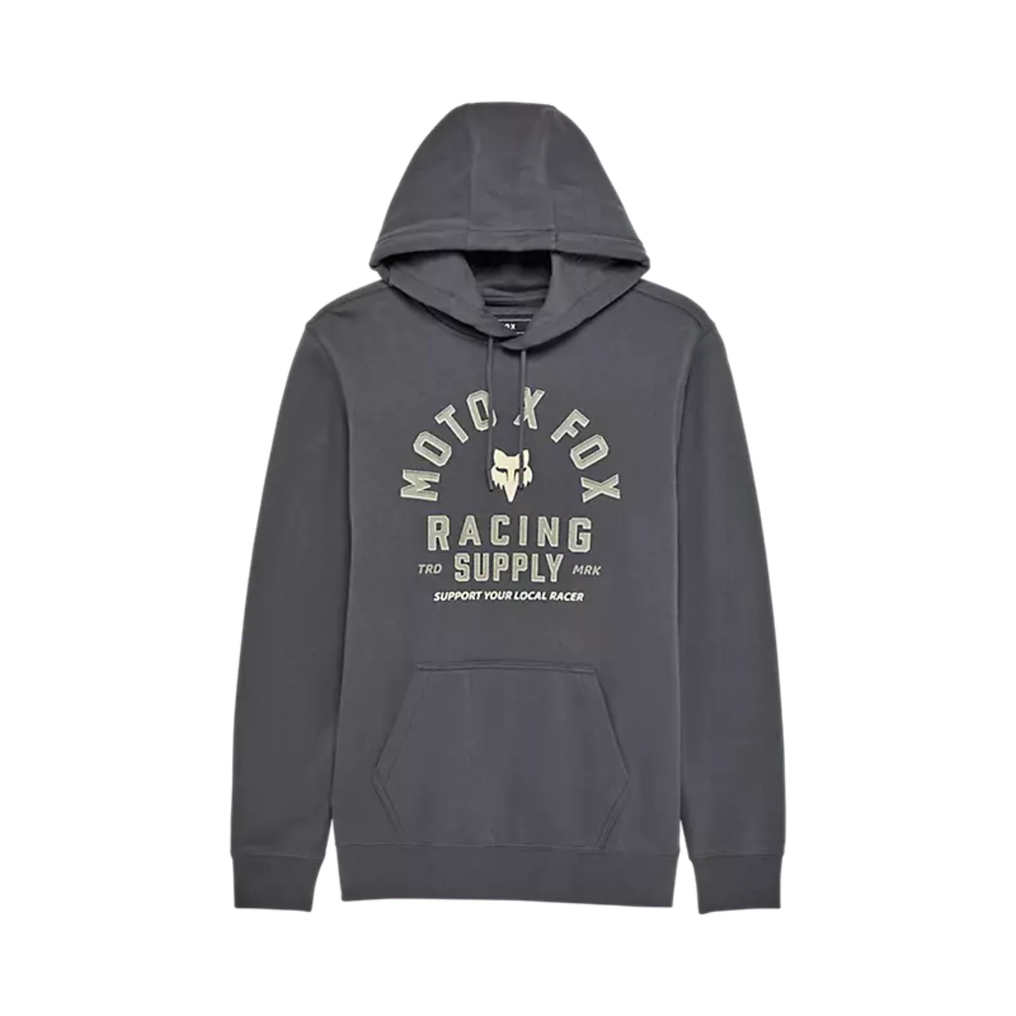 Fox Local Racer Fleece Hoodie Dark Shadow / S