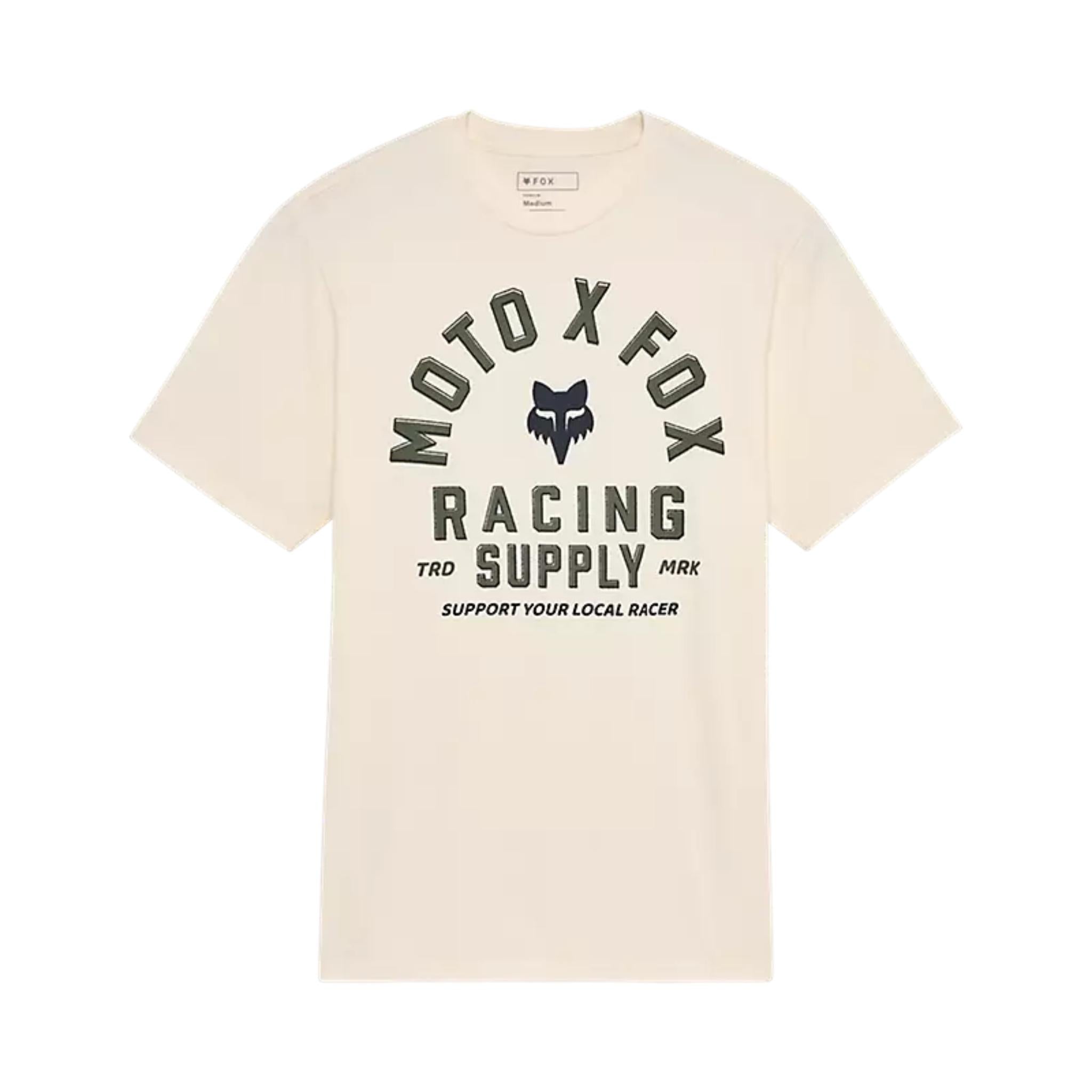 Fox Local Racer T-Shirt Off White / S