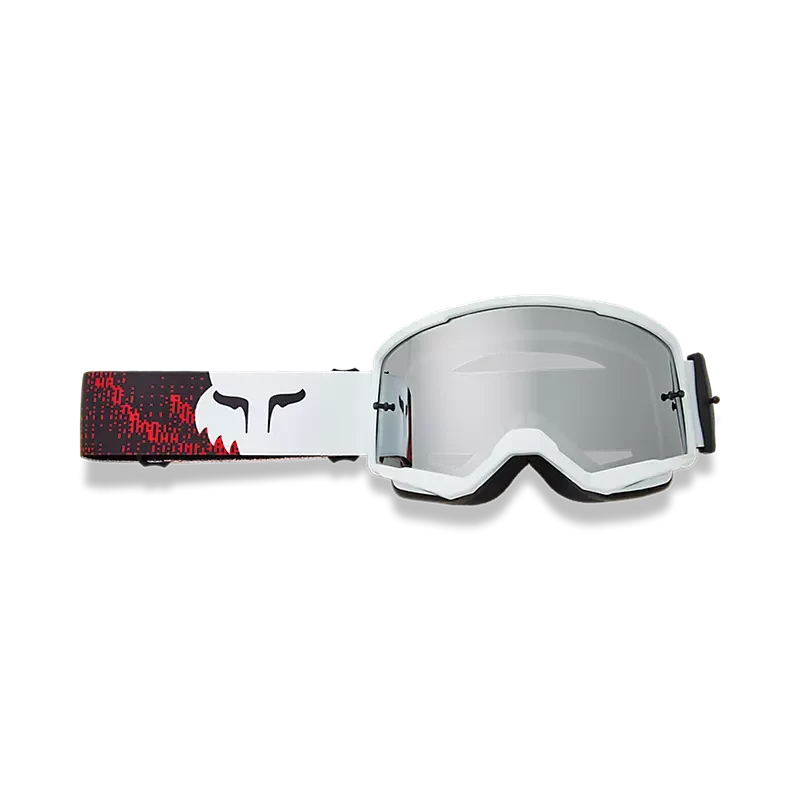 Fox Main Kairos Goggles - Spark White/Fluorescent Red / OS