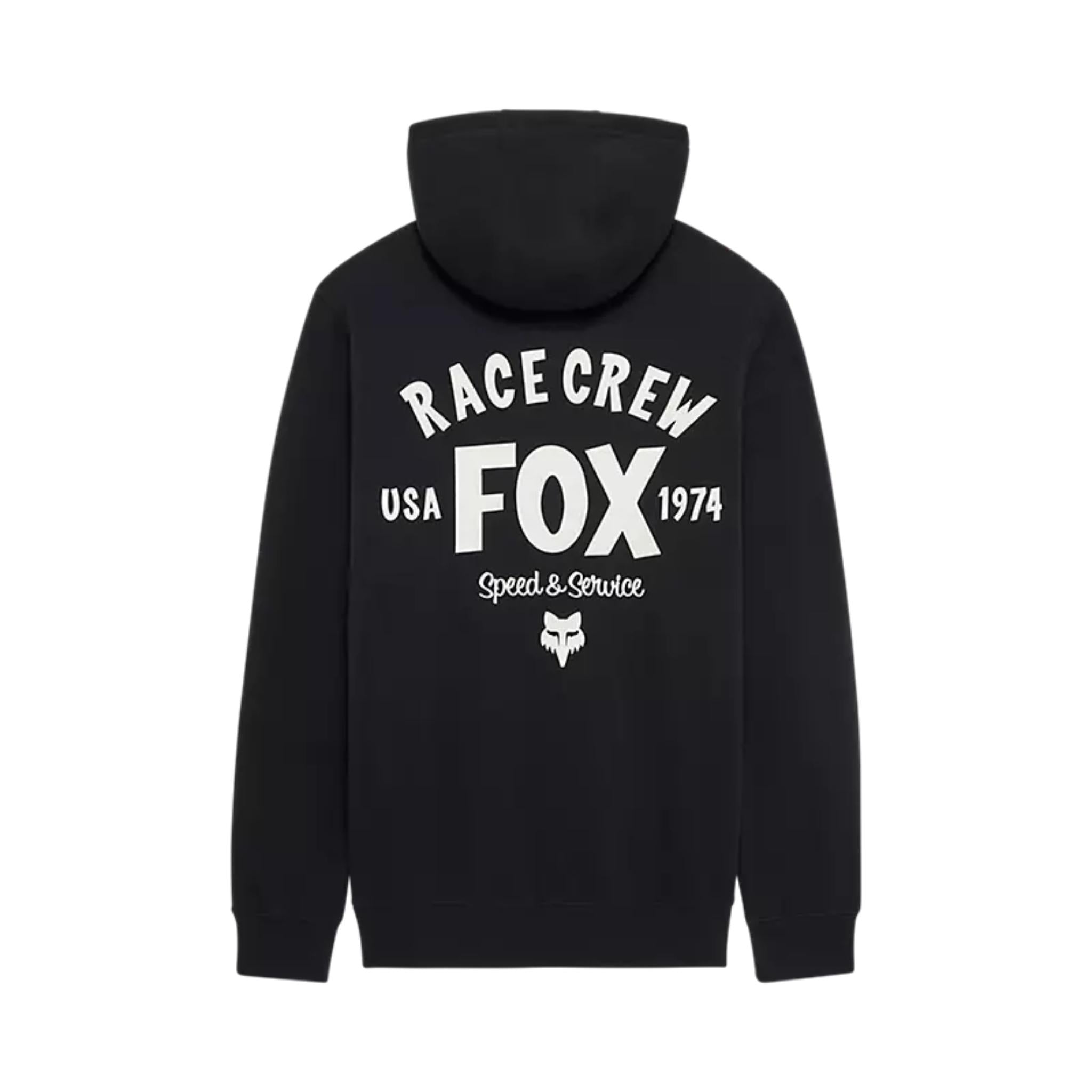 Fox Slogan Fleece Pullover Hoodie