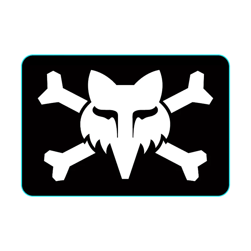 Fox Victory Logo 3" Black / OS