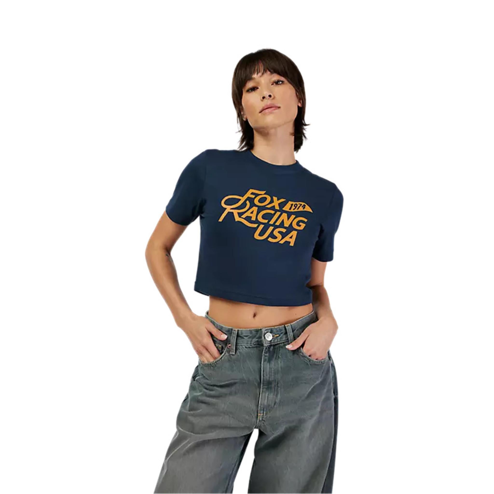 Fox Women's USA Baby Tee