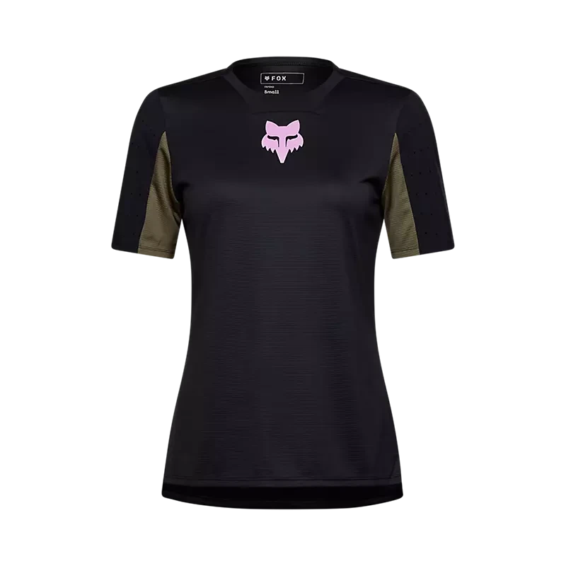 Fox Womens Defend SS Jersey Park Black / XS