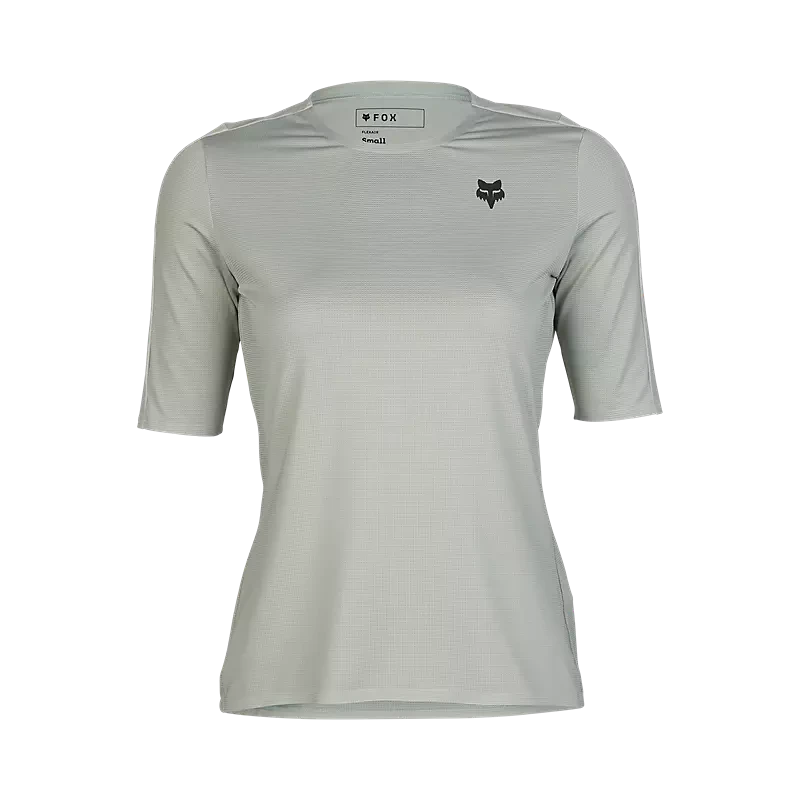 Fox Womens Flexair Ascent SS Jersey Grey Vintage / XS