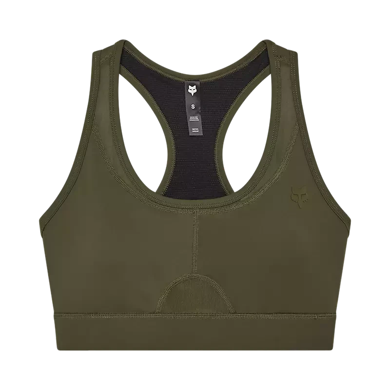 Fox Womens Motive Bra Olive Green / XS