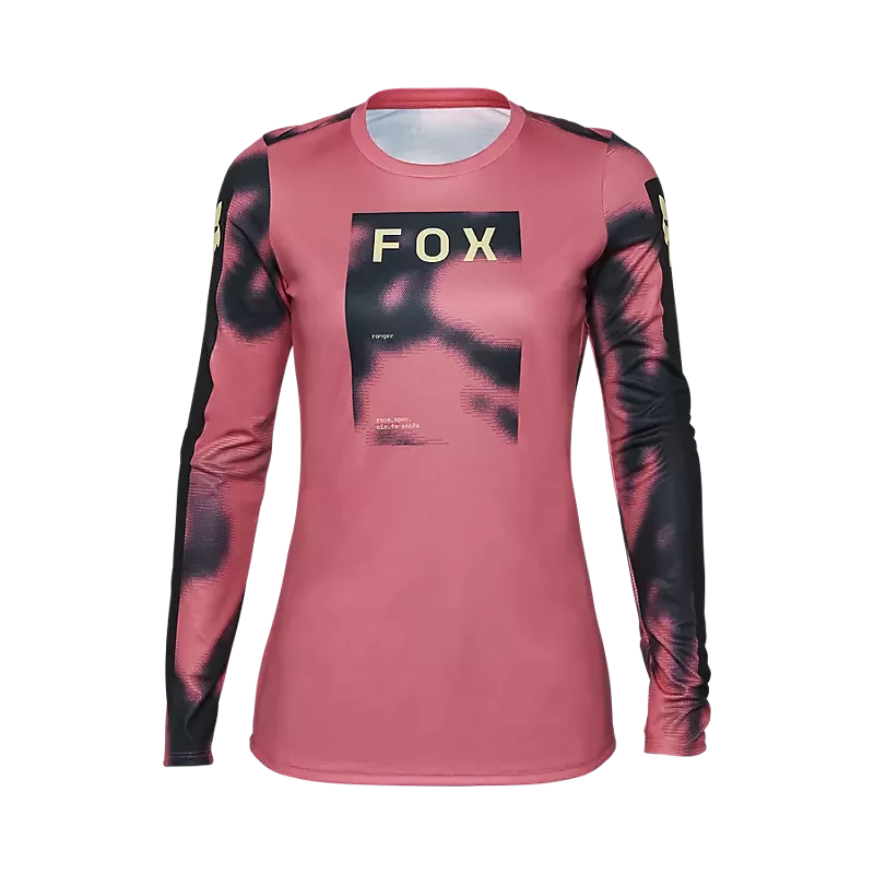 Fox Womens Ranger Taunt Long Sleeve Jersey Guava / XS