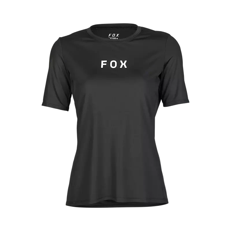 Fox Womens Ranger Wordmark Jersey Black / XS