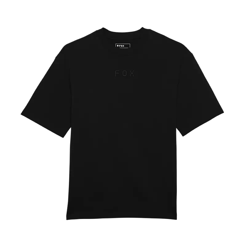 Fox Wordmark OV SS Tee Black / S
