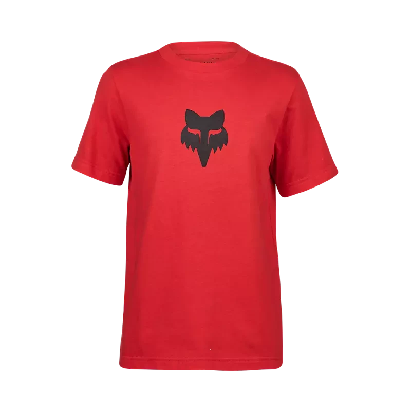 Fox Youth Fox Legacy SS Tee Flame Red / YXS