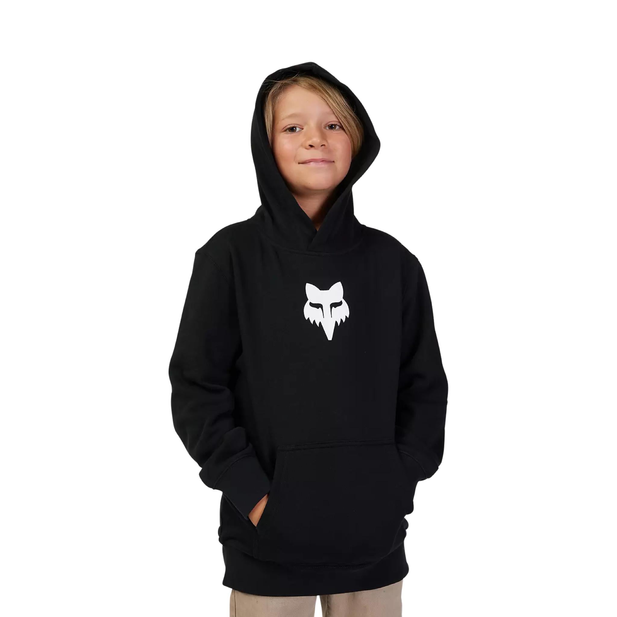 Fox Youth Legacy Fleece Pullover Black / YXS