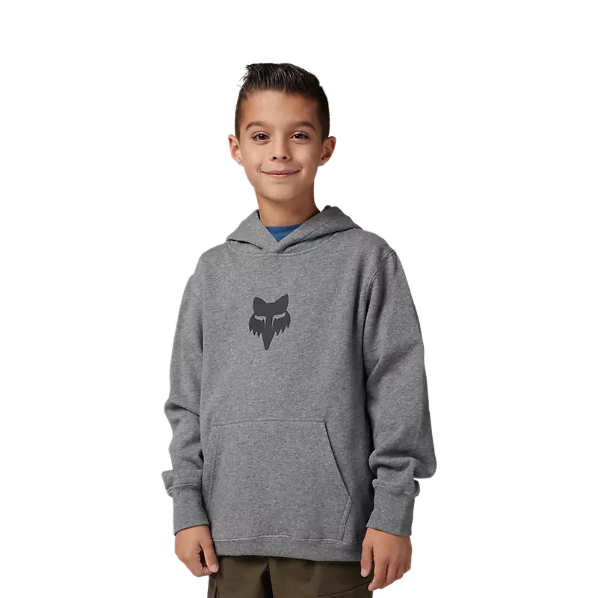 Fox Youth Legacy Fleece Pullover Heather Graphite / YXS
