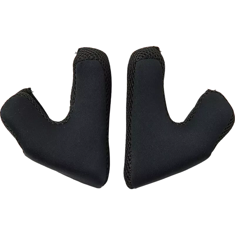 Fox Youth Rampage Standard Cheek Pads Black / YS