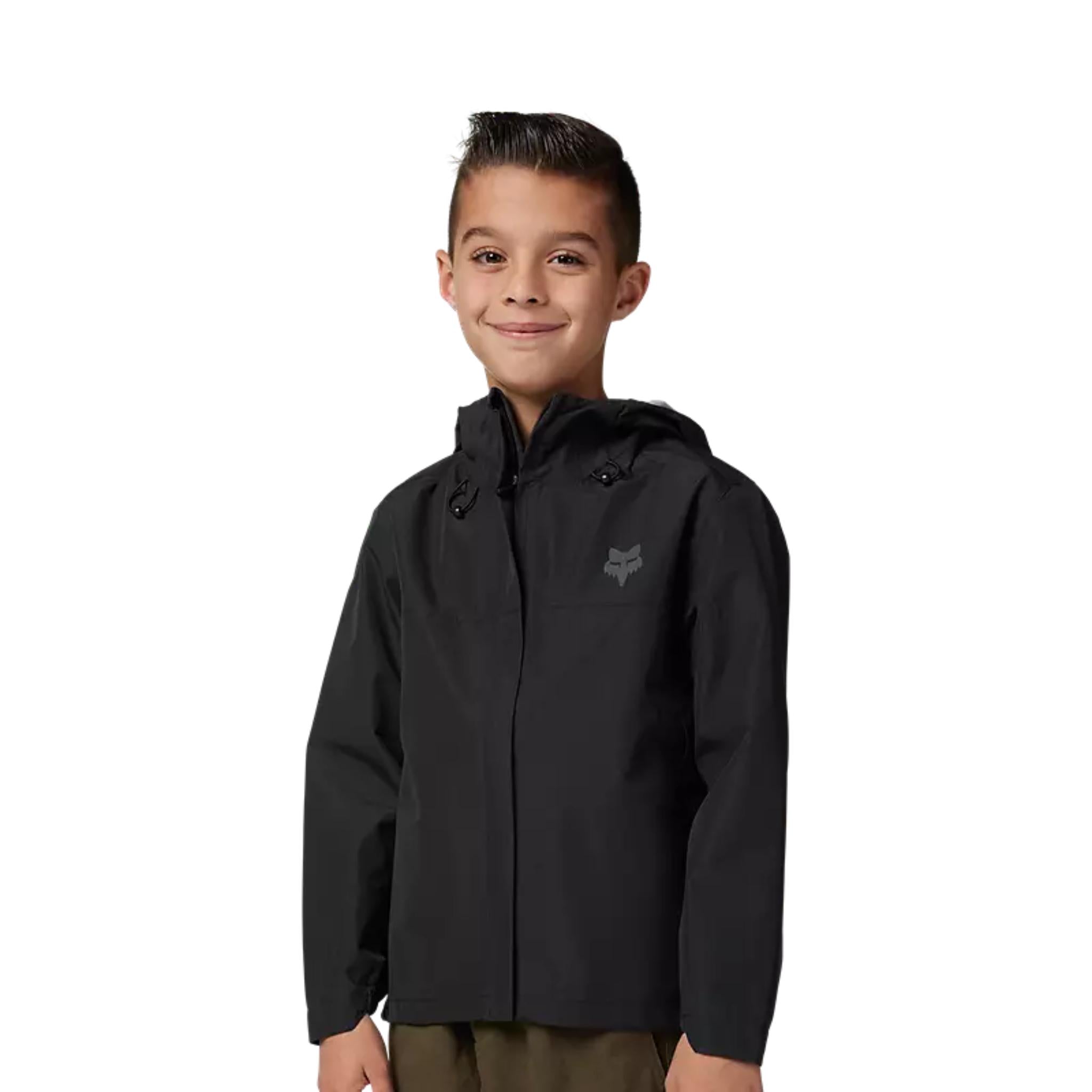 Fox Youth Ranger 2.5-Layer Water Jacket Black / YS