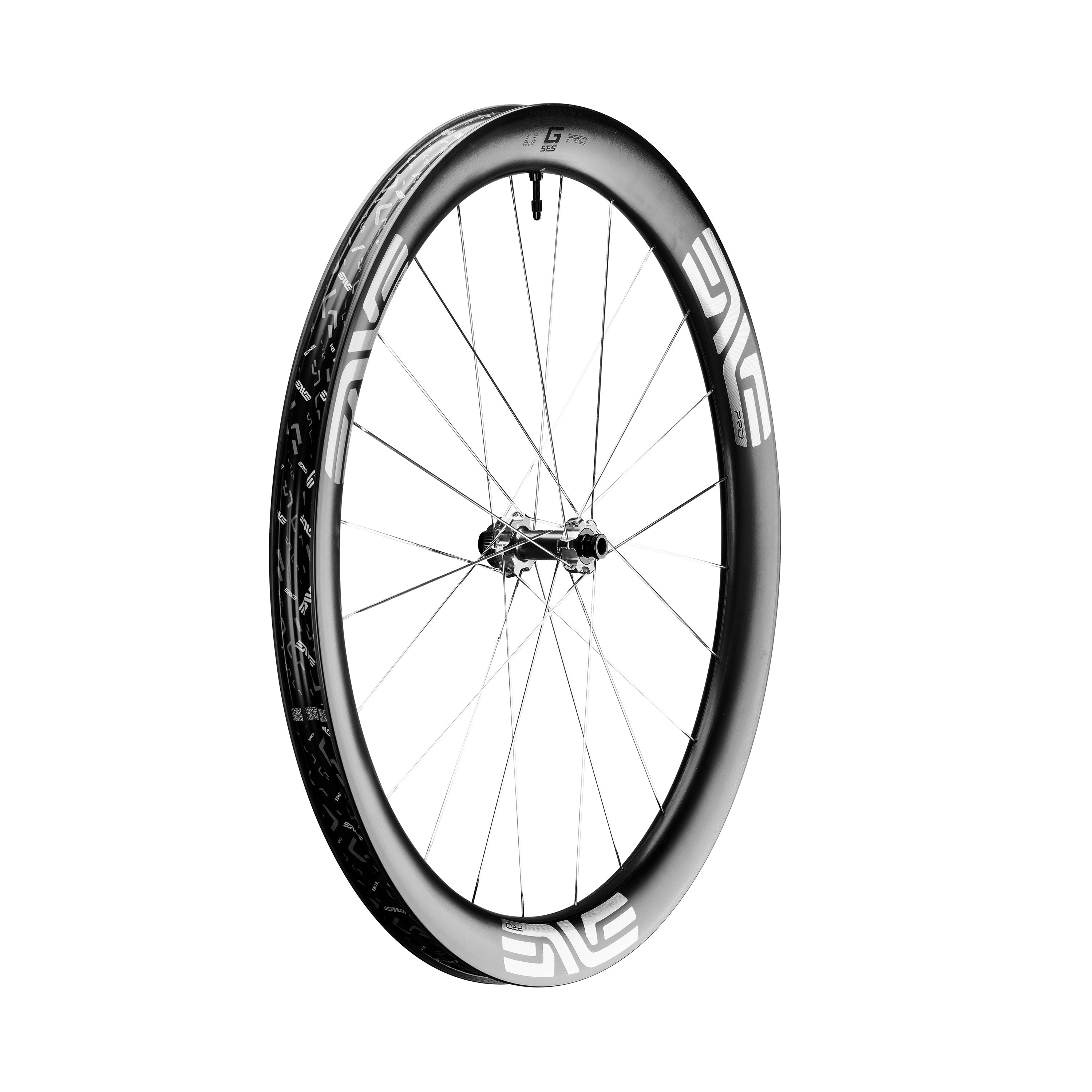 G SES 4.5 PRO Carbon Front Wheel Black / 12x100