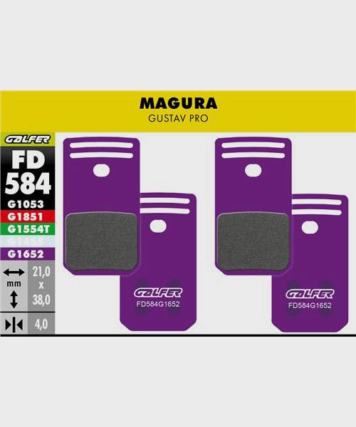 Galfer E-Bike Disc Brake Pads Magura - Gustav Pro