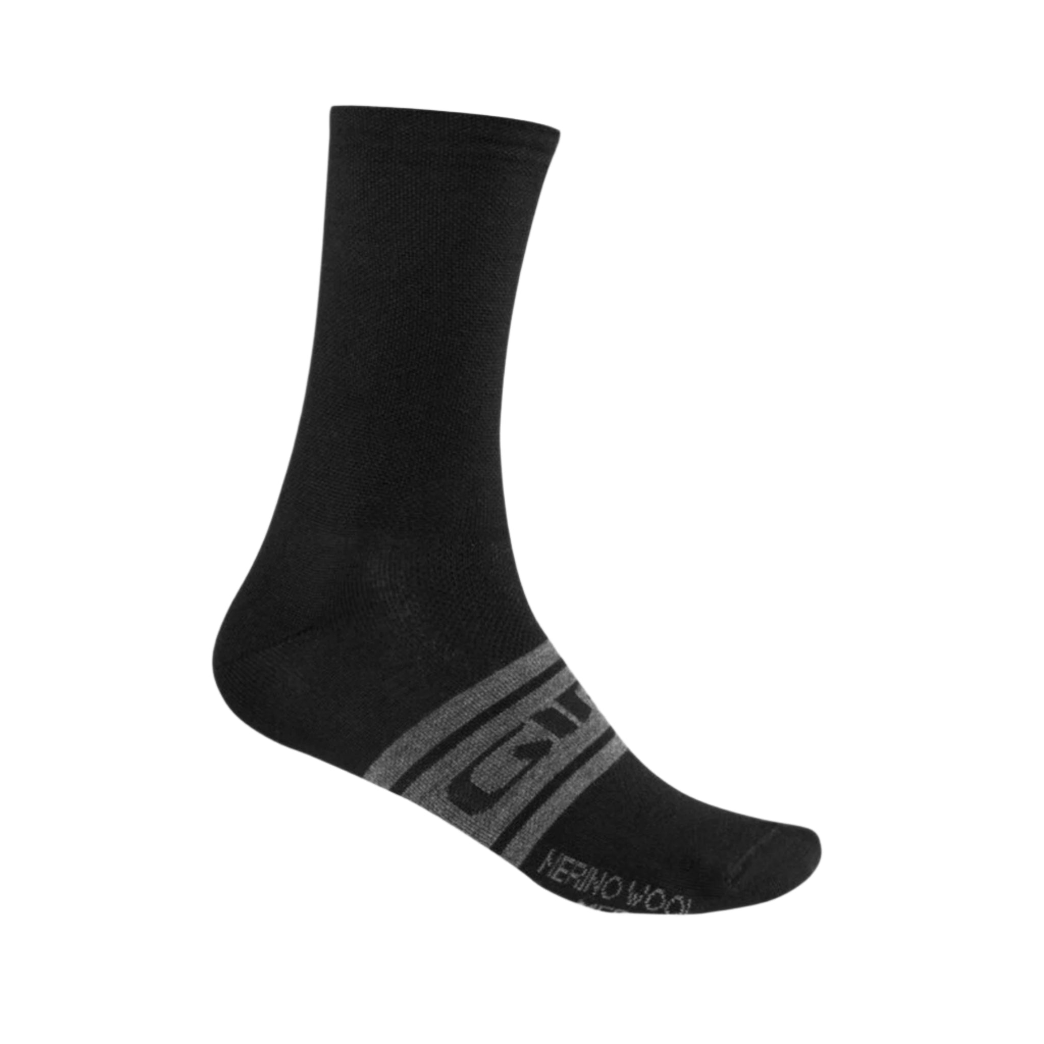 Giro Seasonal Merino Socks Black/Charcoal / S