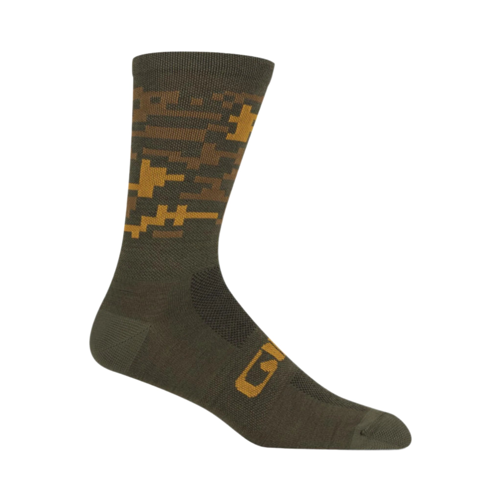 Giro Seasonal Merino Socks Green Camo / S