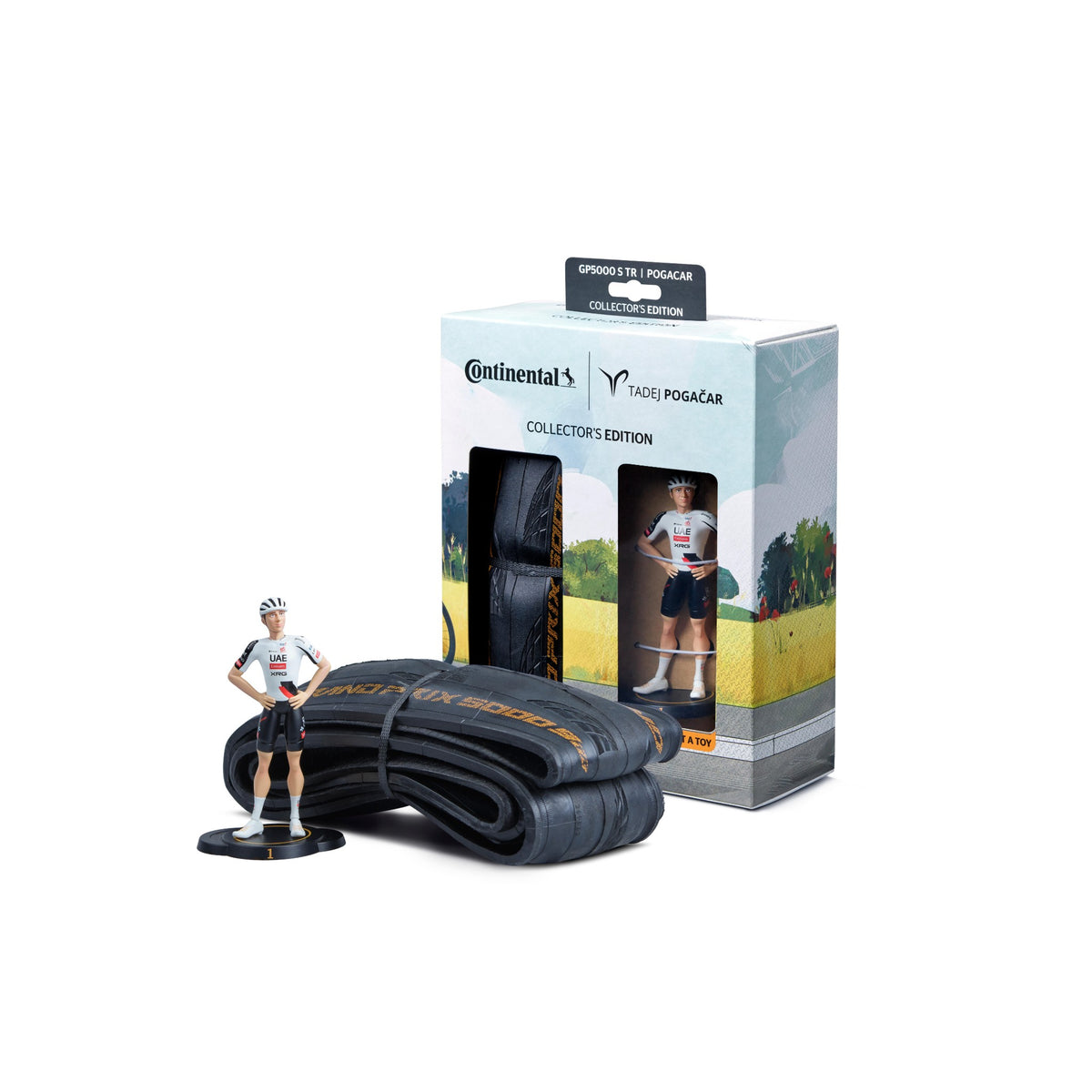 Grand Prix 5000S TR Tubeless Tyre - Pogačar Collector's Edition Black / 700 x 30c