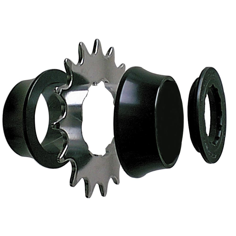 Gusset 1-ER Singlespeed Converter - 16 & 18T Black / 8/9sp