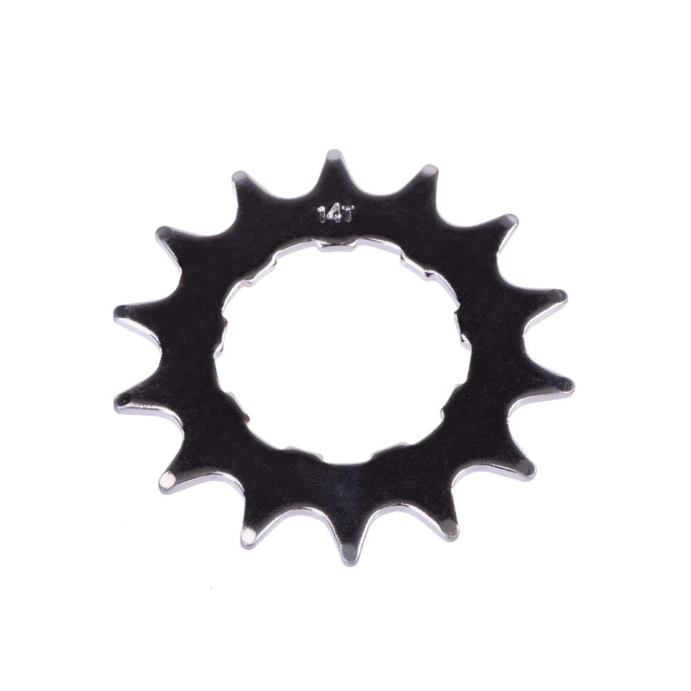 Gusset Cassette Sprockets - Single Speed Chrome / 14T