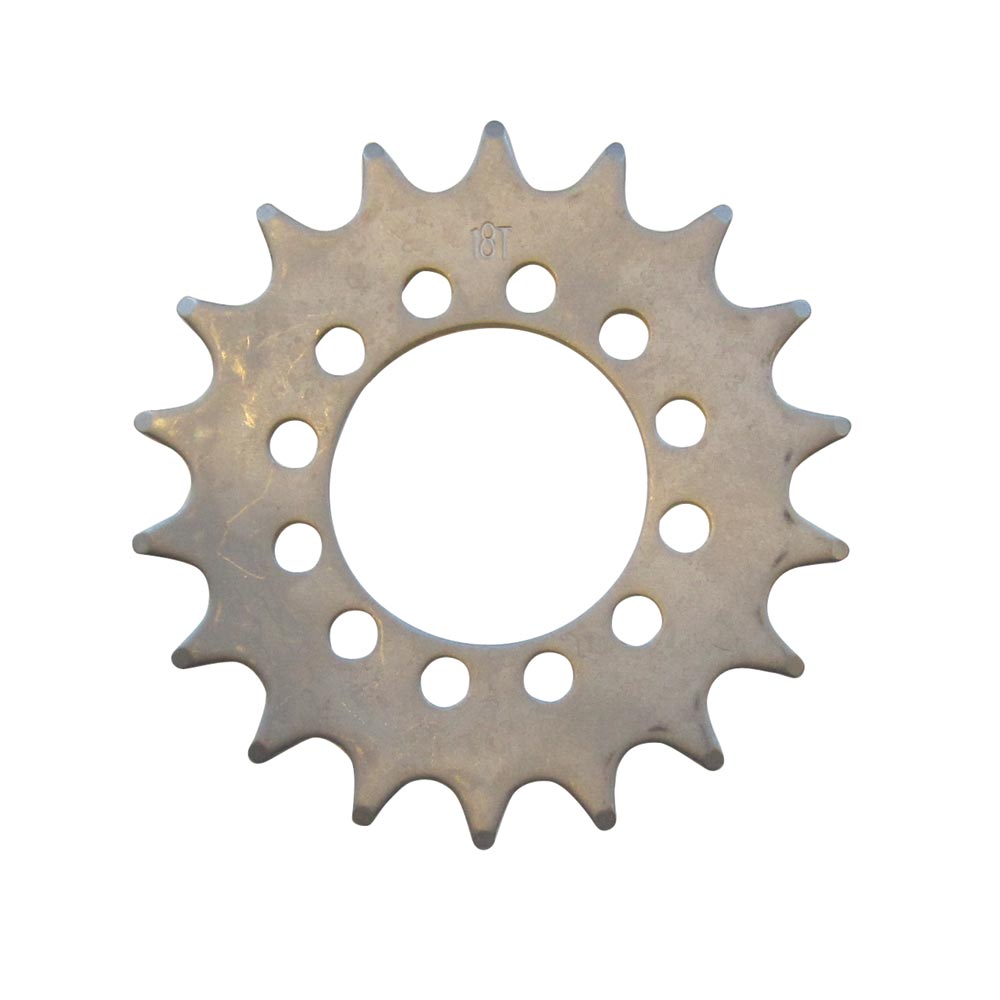 Gusset Disc Mount Fixed Sprockets Silver / 18T