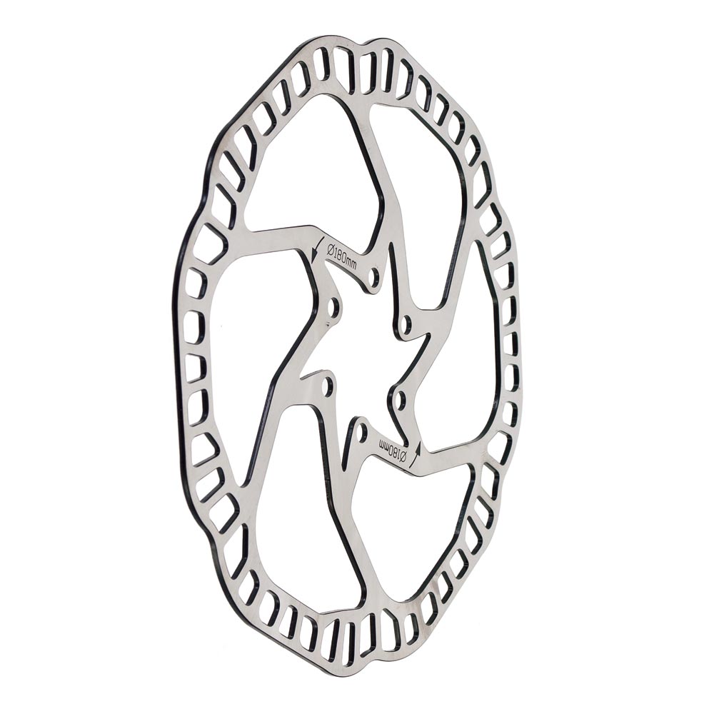 Gusset GRS Disc Brake Rotor Silver / 180mm