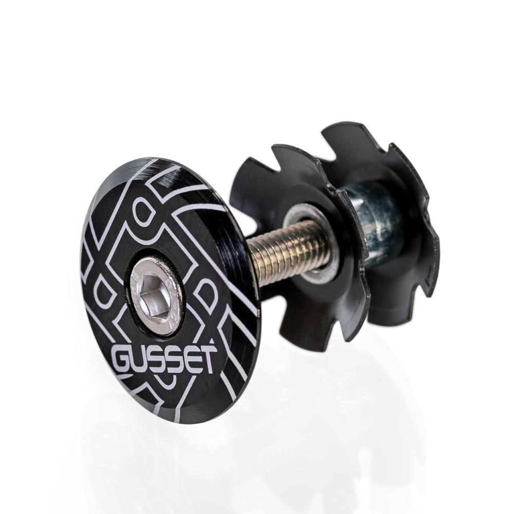 Gusset Head-Boy Ahead Cap Black / 11/8"