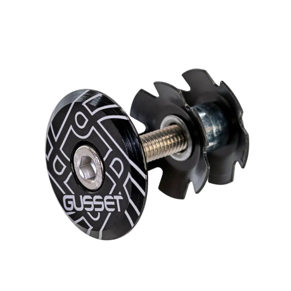 Gusset Head-Boy Ahead Cap Black / 11/8"