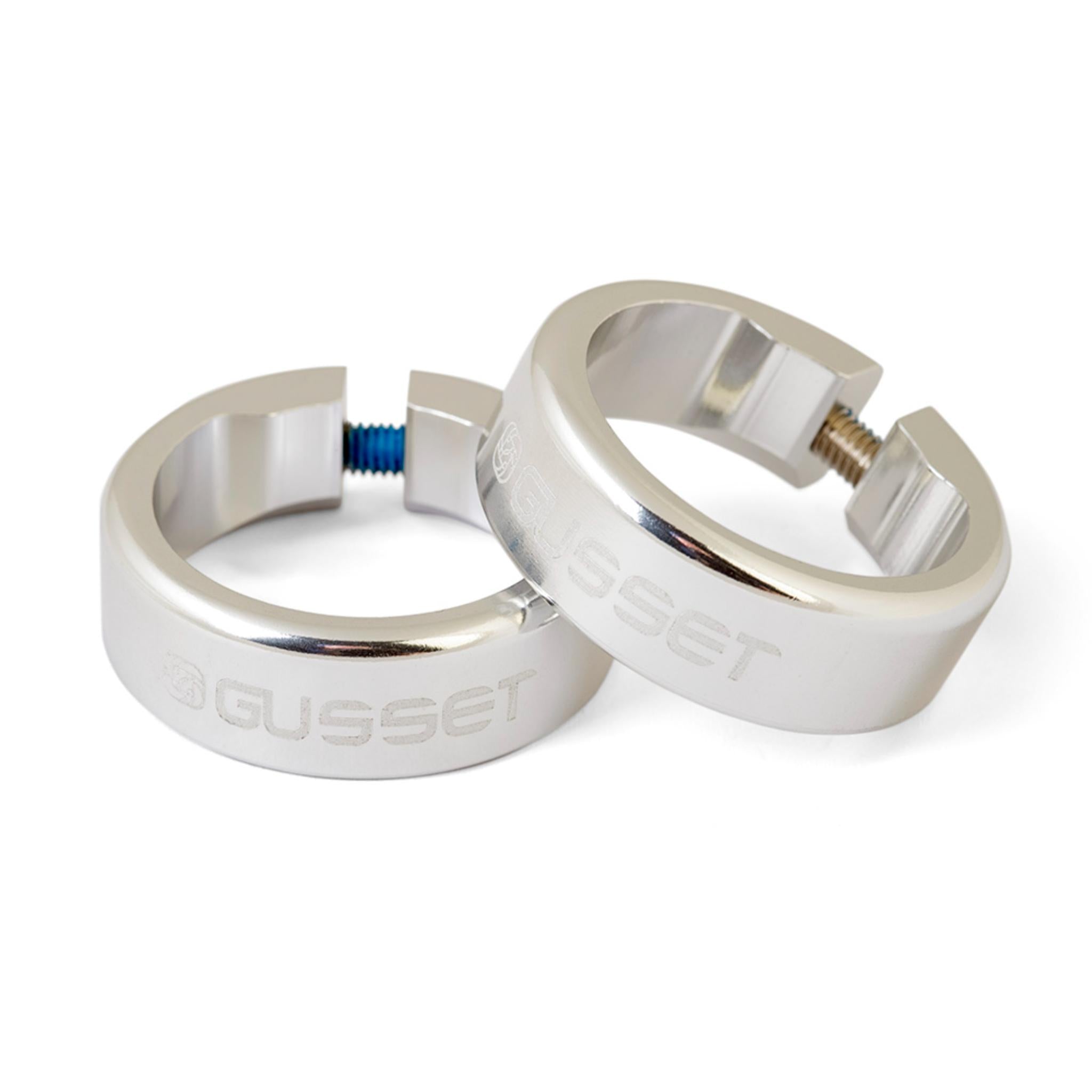 Gusset Lock Clamps Silver