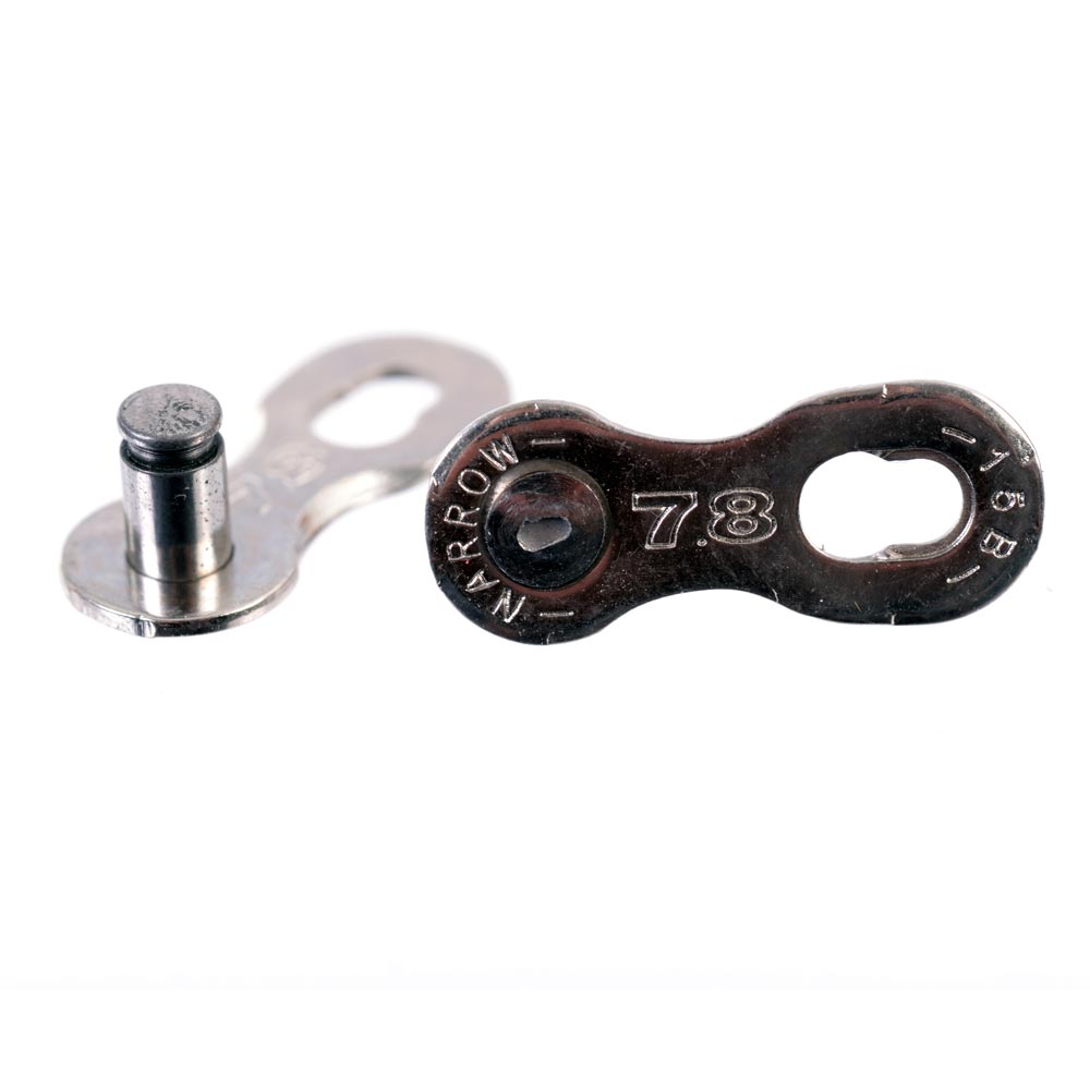 Gusset Quick Joining Chain Link 8-Speed Chrome / 8-Speed