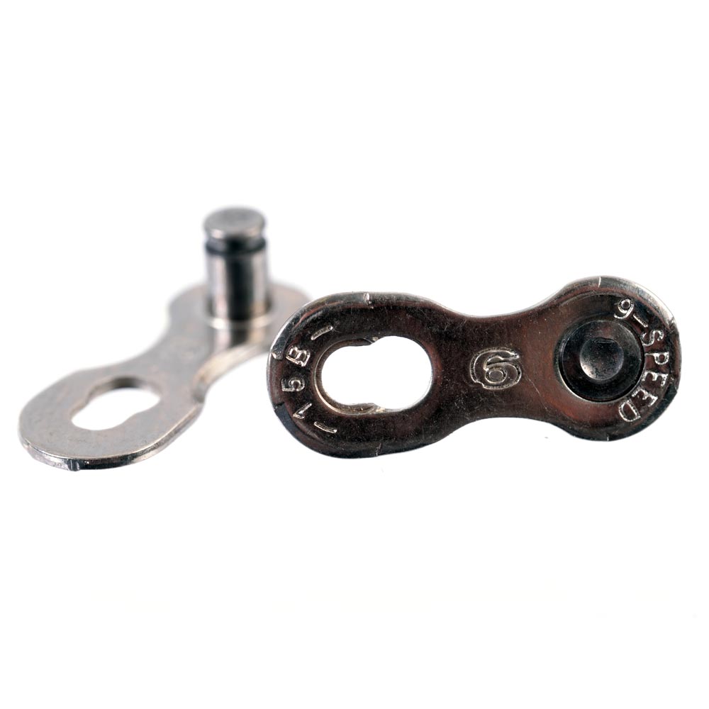 Gusset Quick Joining Chain Link 9-Speed Chrome / 9-Speed