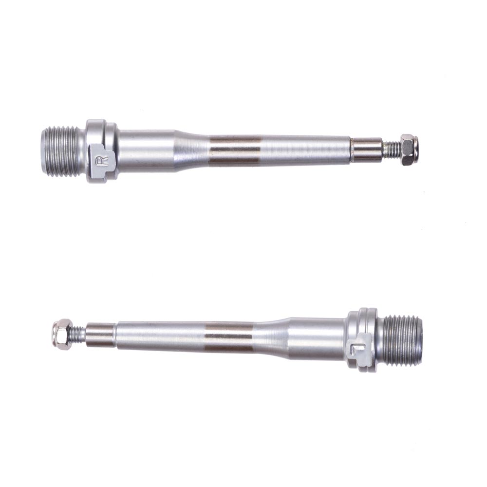 Gusset S2 Pedal Axle Kit Silver / 9/16"