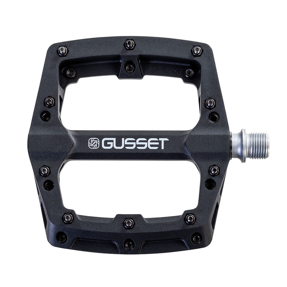 Gusset Slim Jim Nylon Pedals Black / 9/16"