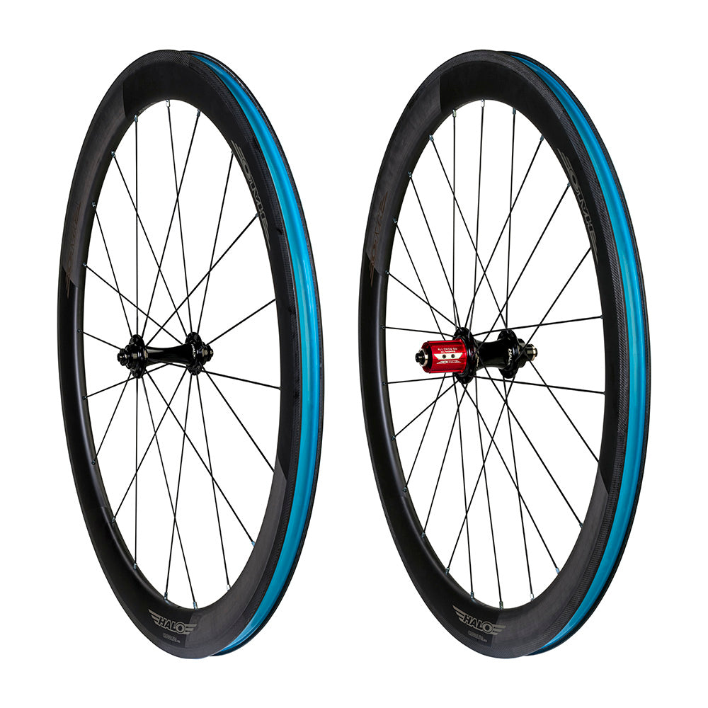 Halo Carbaura RC50 RS2 Supadrive Wheelset Black / 700c / Pair HG