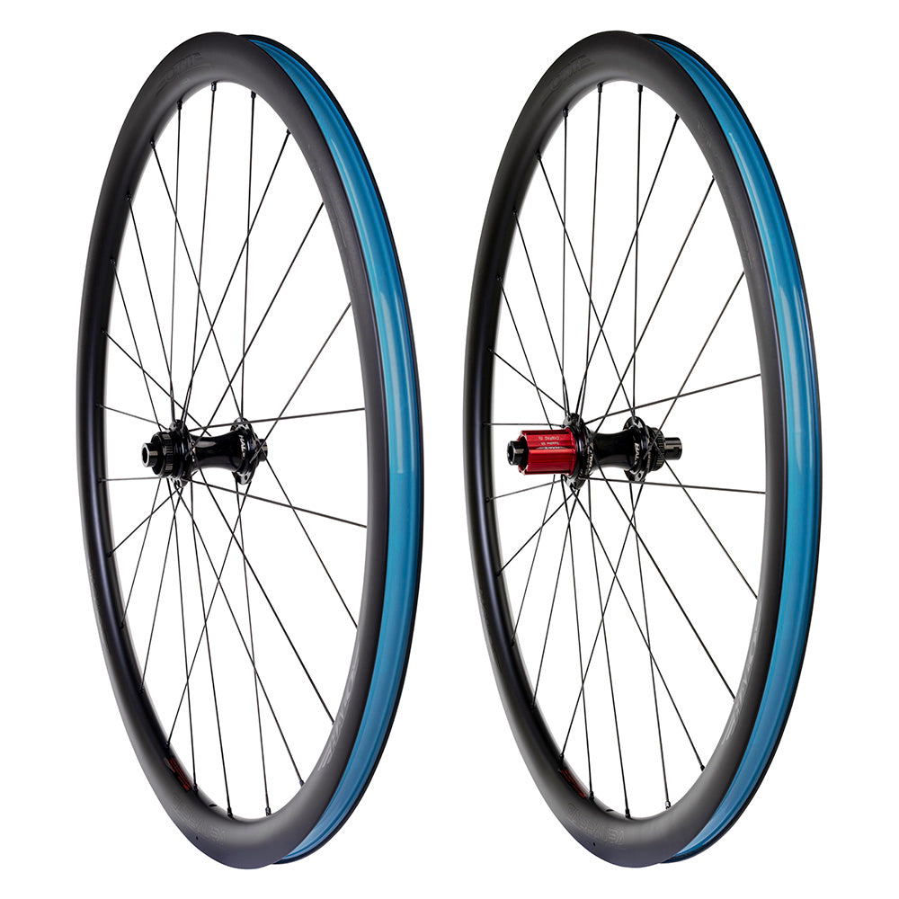 Halo Carbaura RCD 35mm Wheelset Black / 700c / Pair Campag