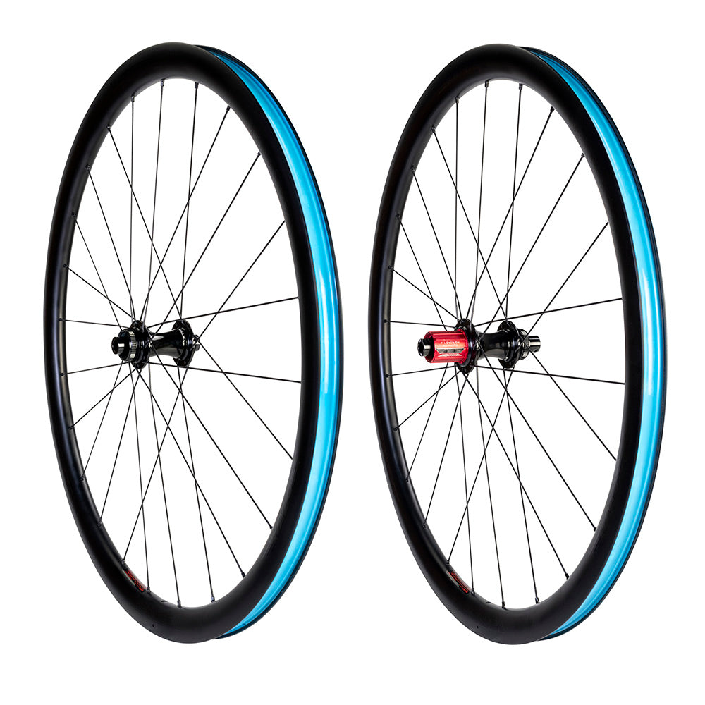 Halo Carbaura RCD 35mm Wheelset Black / 700c / Pair Campag N3W