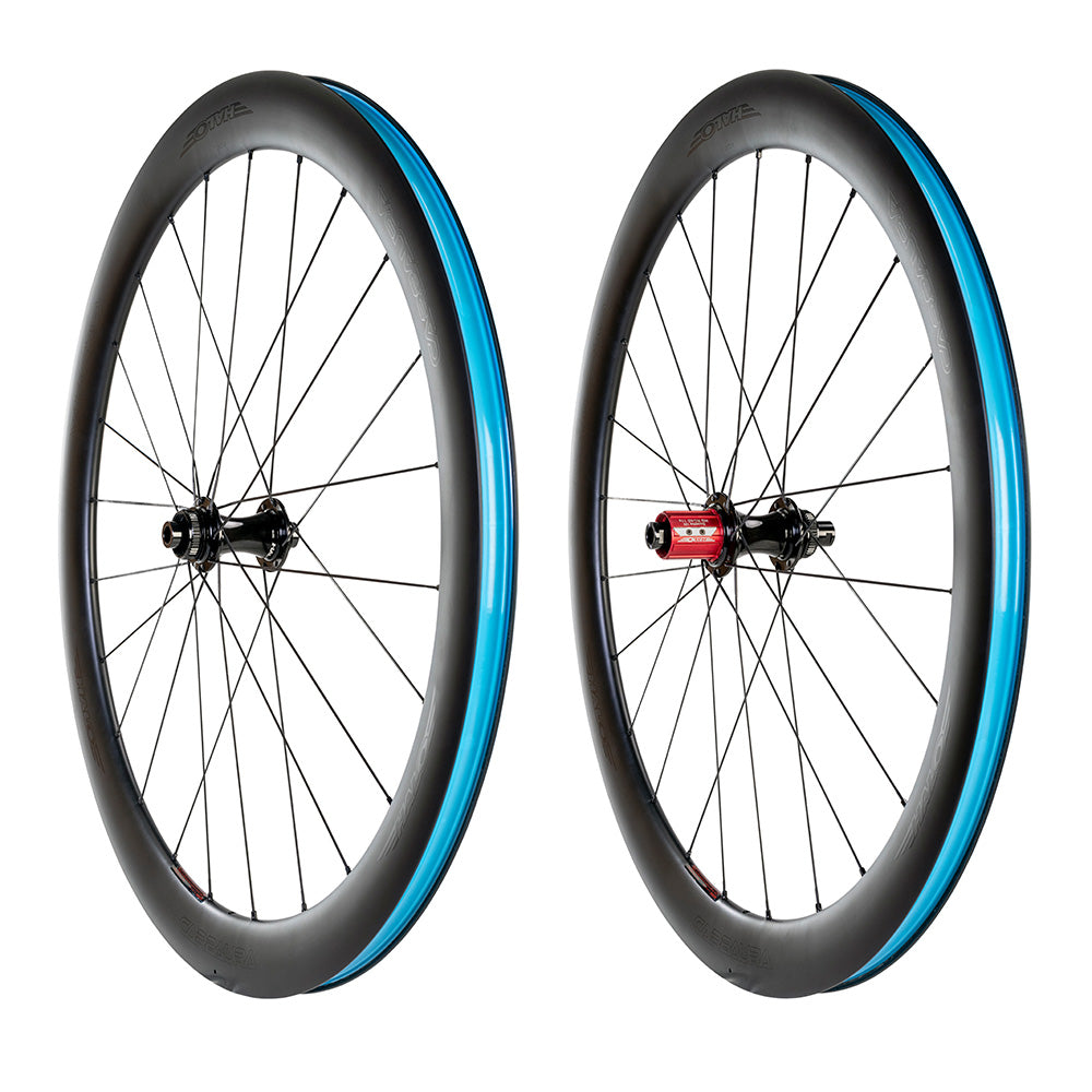 Halo Carbaura RCD 50mm Wheelset Black / 700c / Pair Campag