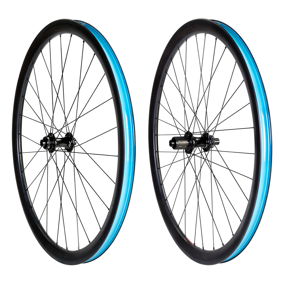 Halo Carbaura XCD 35mm Carbon Gravel Wheelset Black / 700c / Pair HG