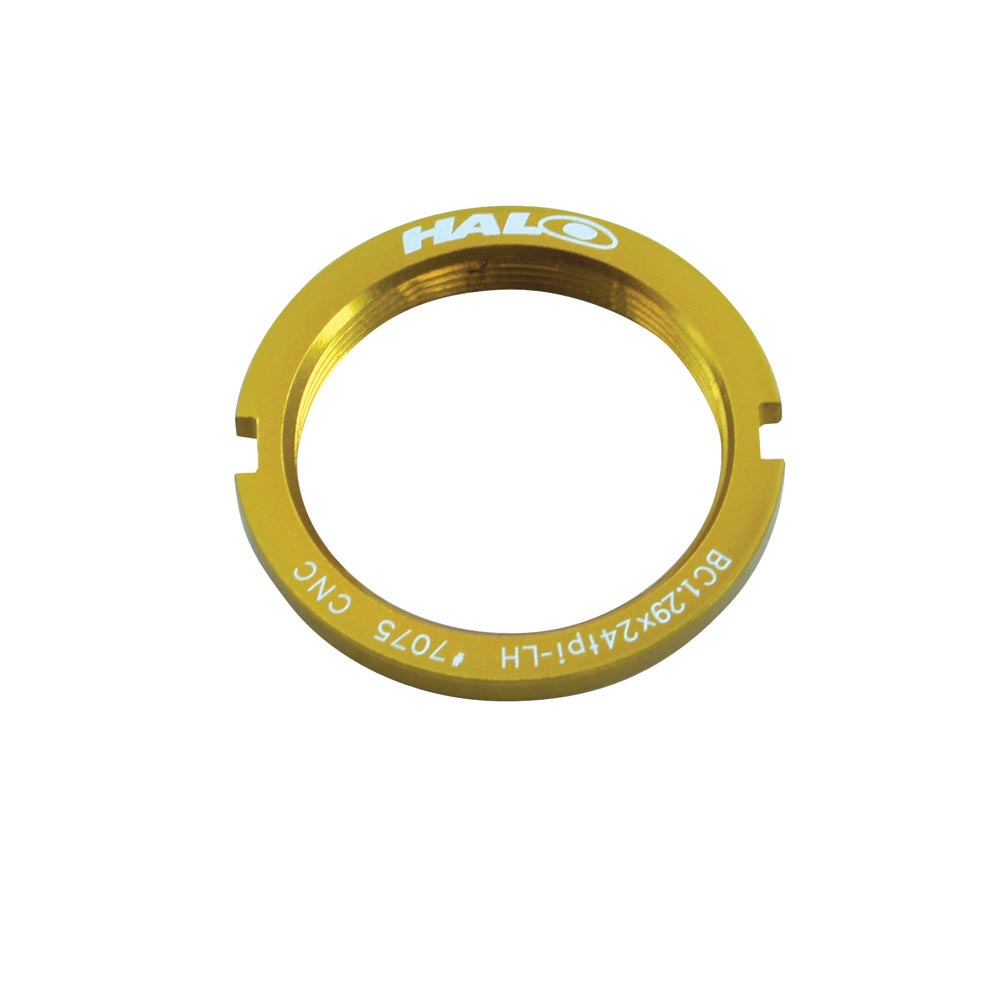 Halo Fixed Sprocket Lockring Gold / 1.29x24T