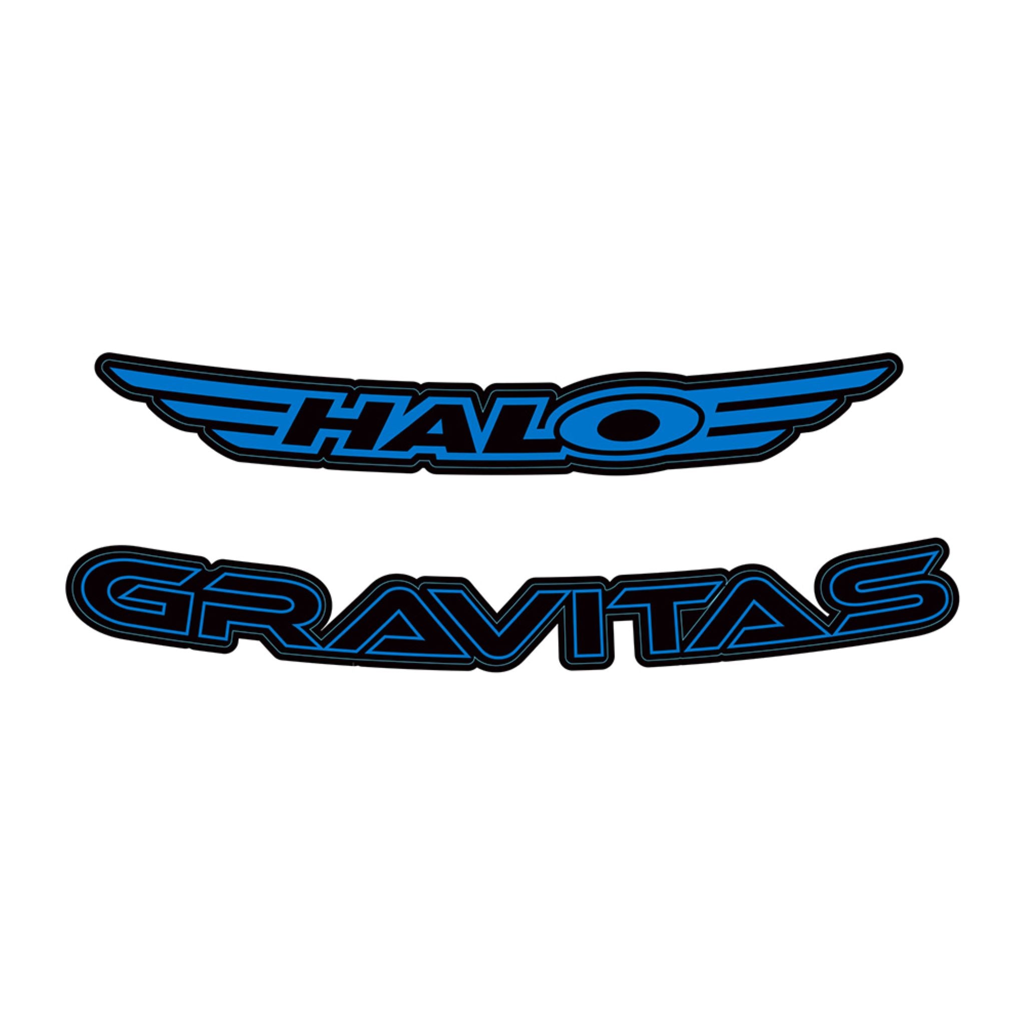 Halo Gravitas Decal Kit Blue