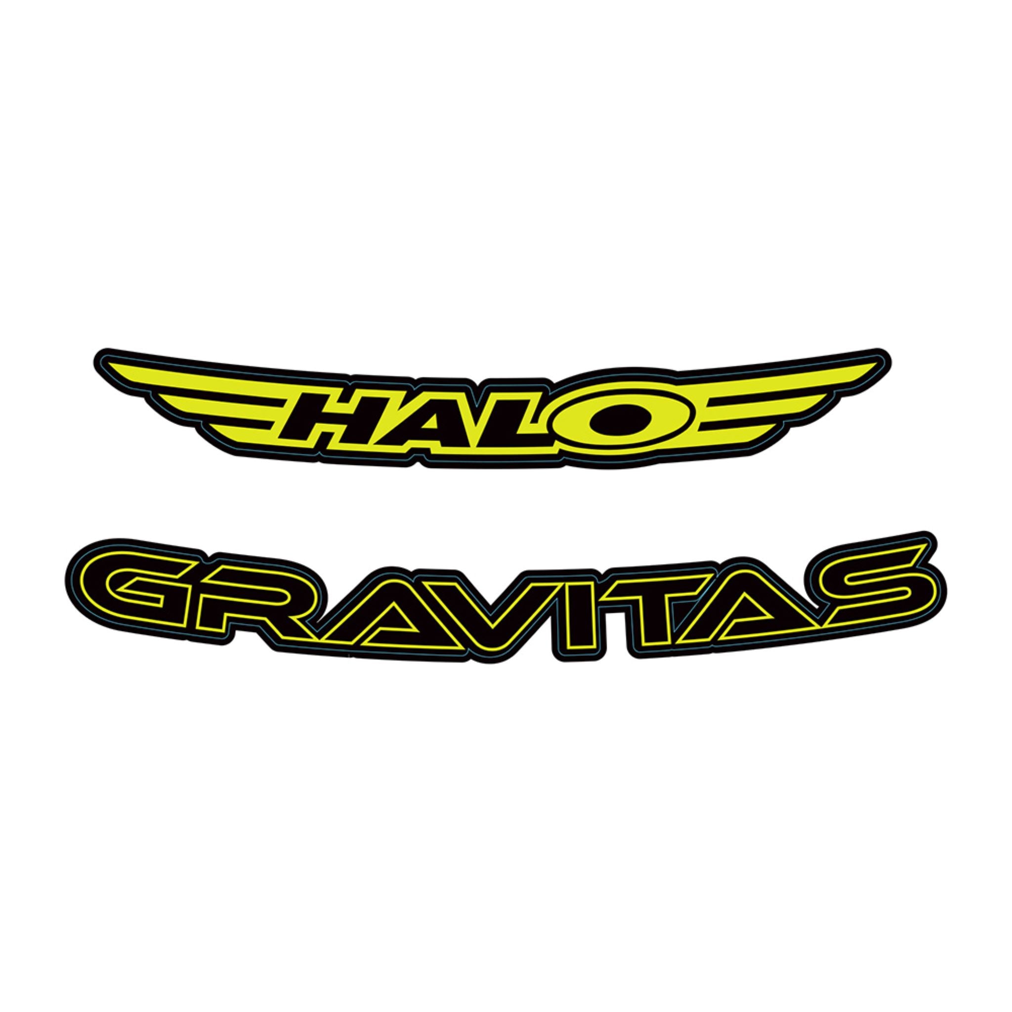 Halo Gravitas Decal Kit Yellow