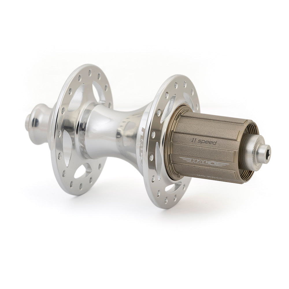 Halo R03 Hub - Silver Polished Silver / 32H / Rear HG