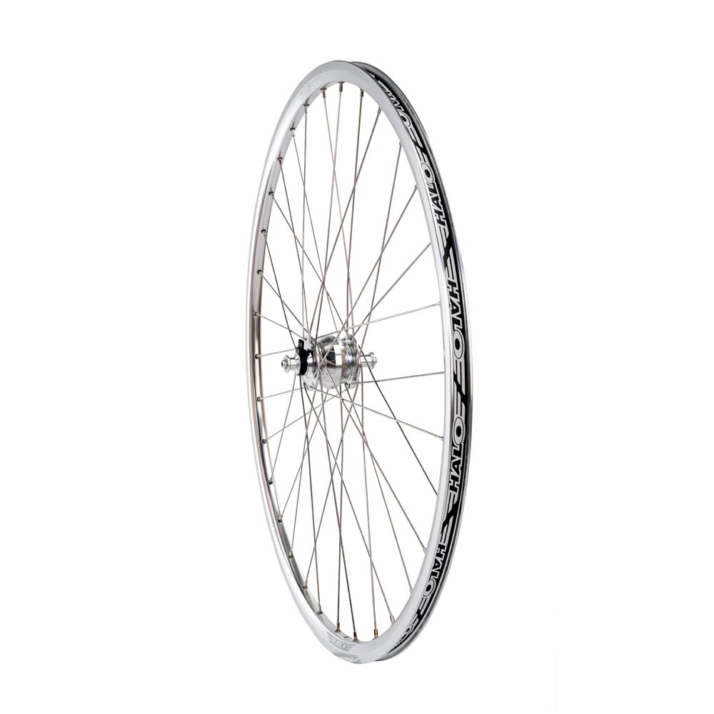 Halo Retro Dyno 700c Front Wheel Polished Silver / 700c / Front Dynamo