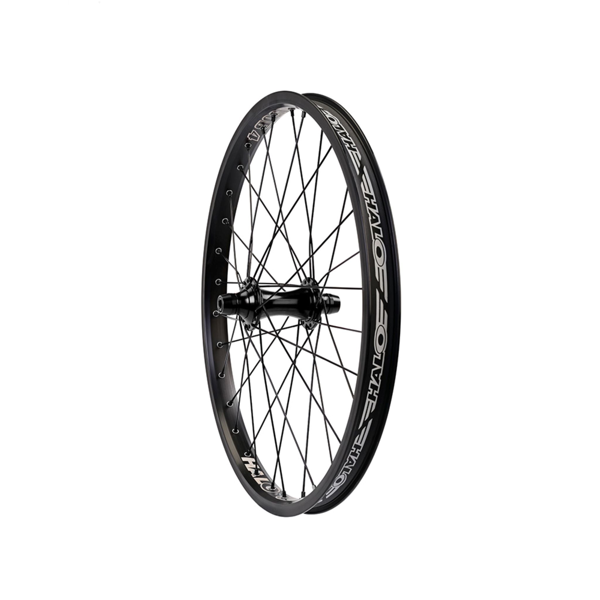 Halo Sub-4 BMX Race Front Wheel Black / Front