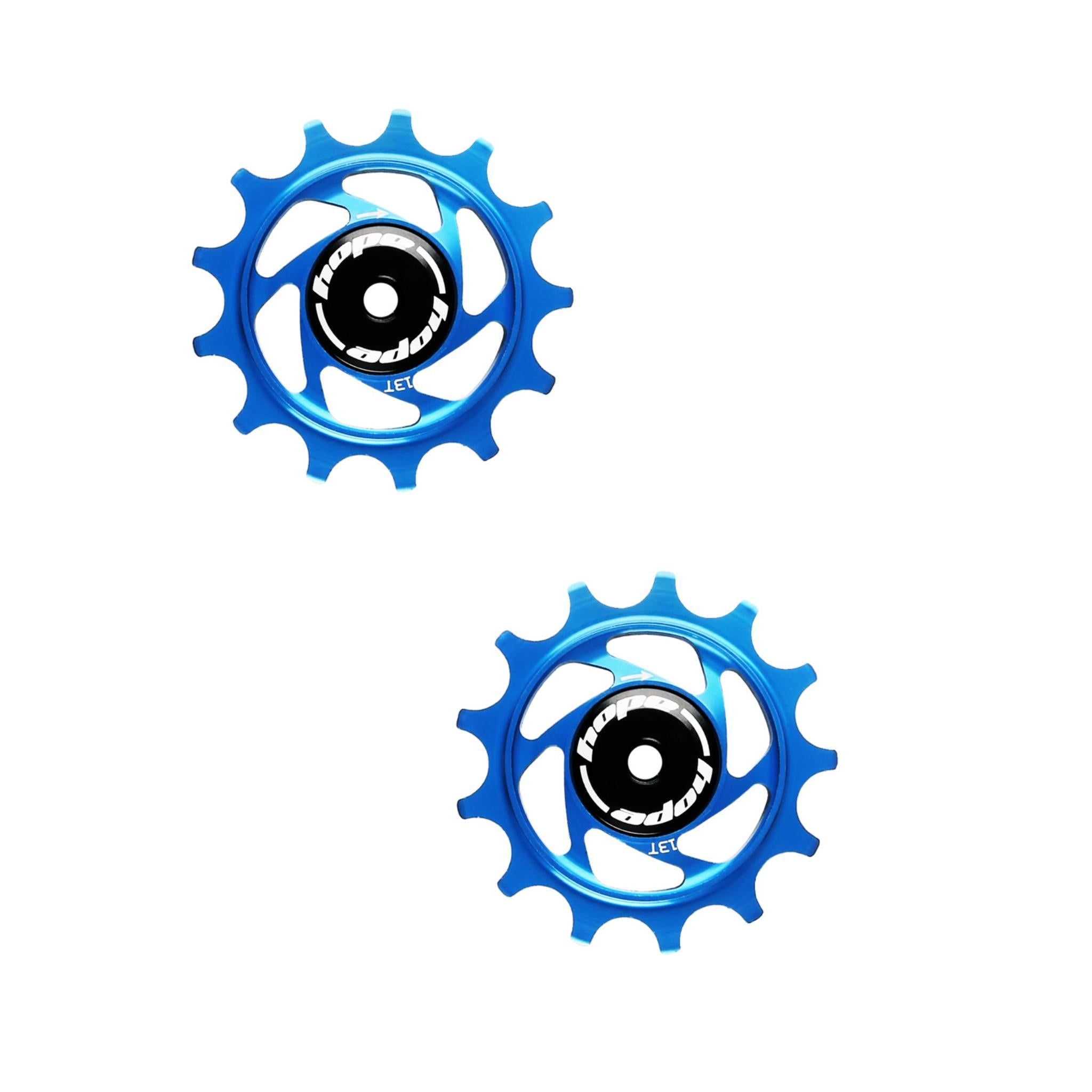 Hope 13 Tooth Jockey Wheel (Singular) Blue