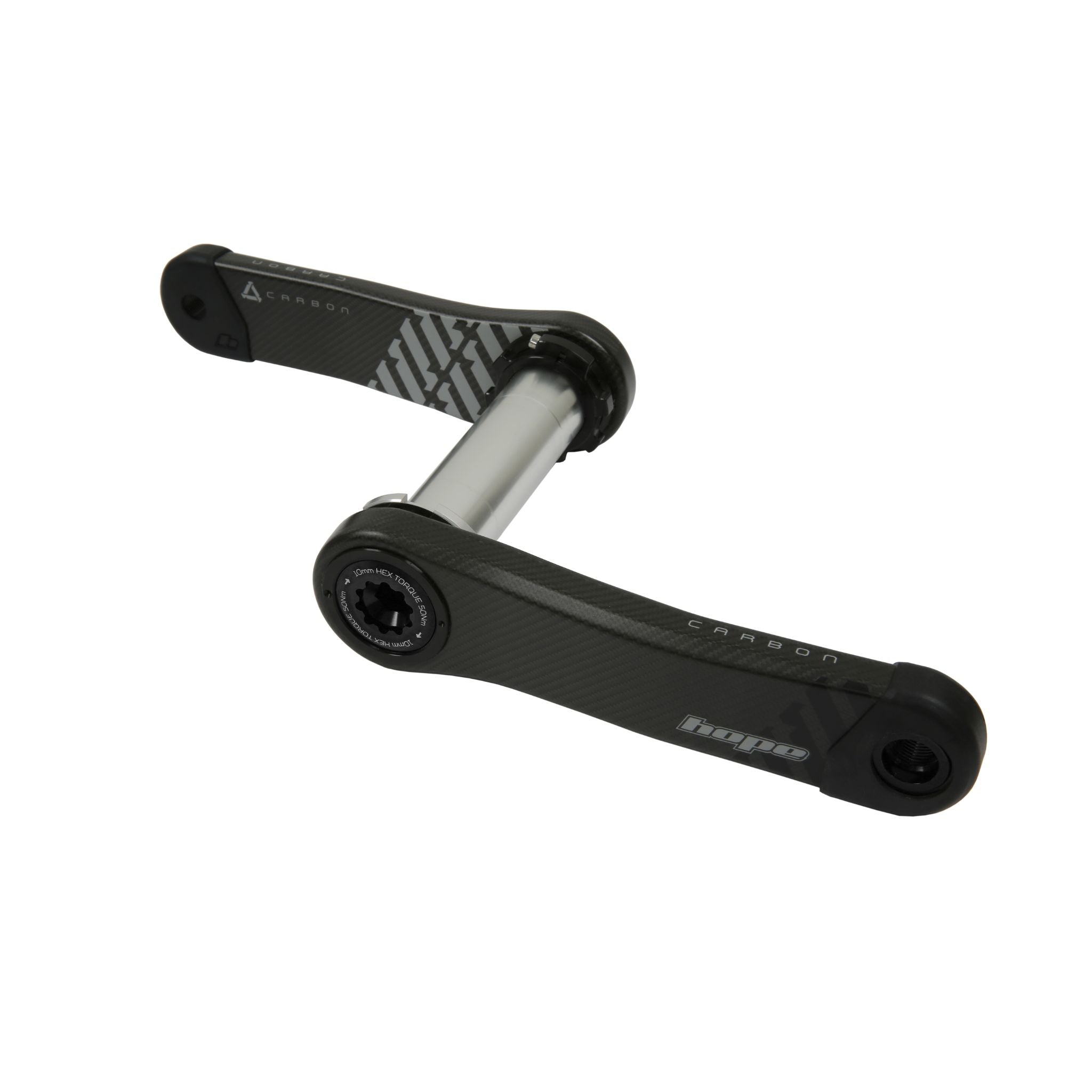 Hope Carbon Crankset Black / 155mm / 68-73mm Standard