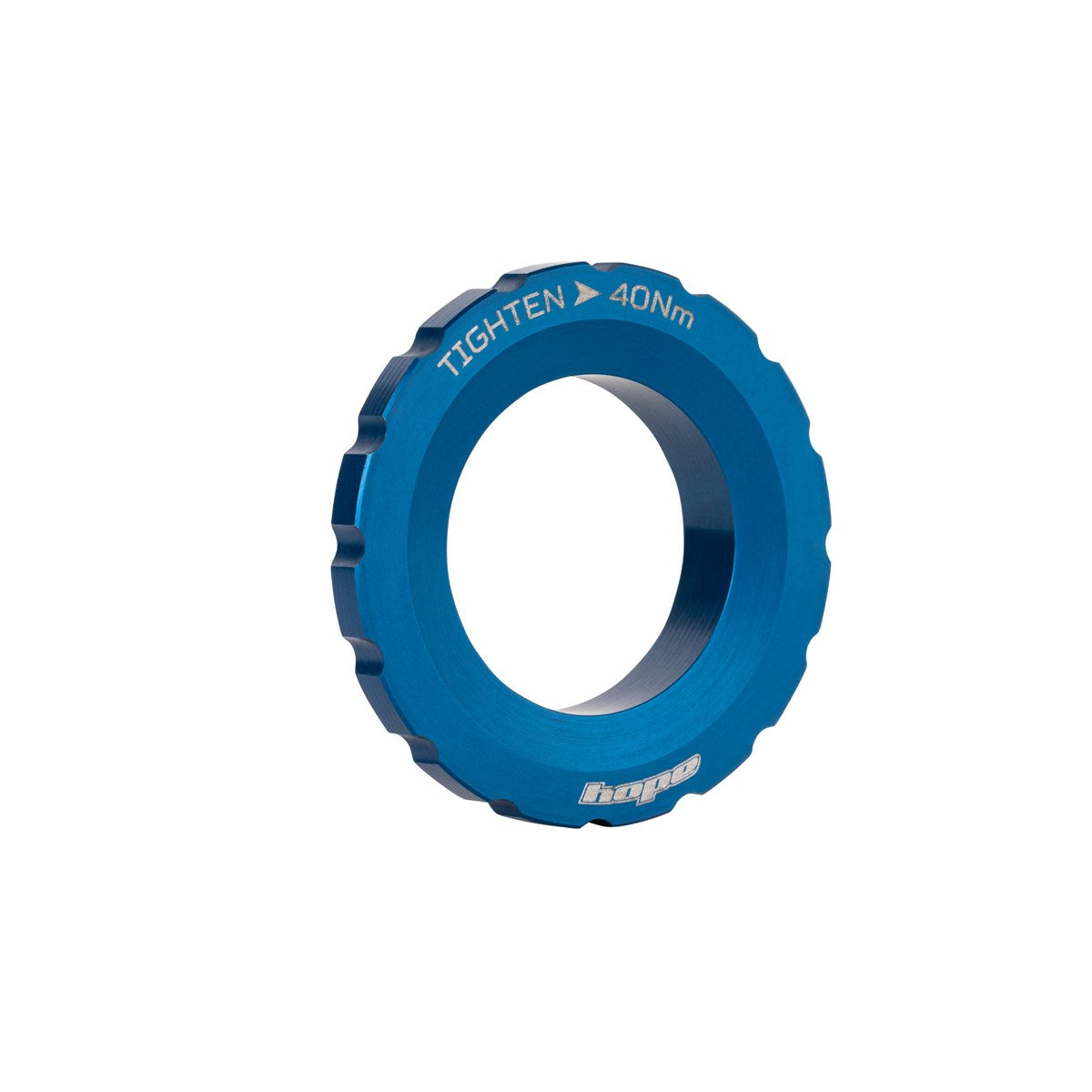 Hope Centre Lock Disc External Lockring Blue